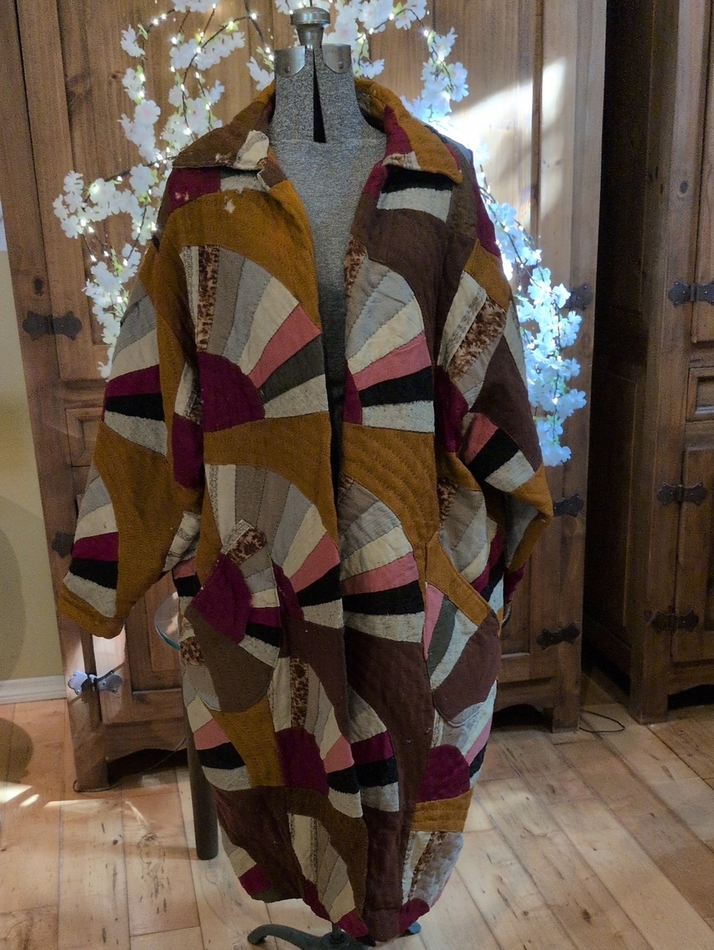 Vintage Patchwork Coat Very Unique